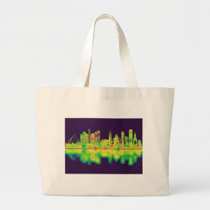 Dublin Republic of Ireland Skyline Grote Tote Bag