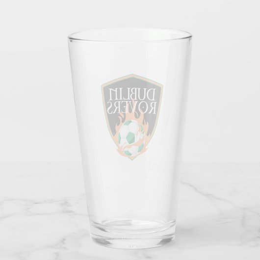 Dublin Rovers pinte verre (Dos)