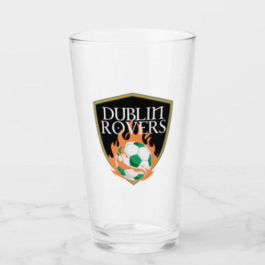 Dublin Rovers pinte verre (Devant)