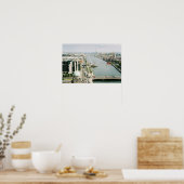 Dublin Skyline Ireland, River Liffey, IFSC Poster (Keuken)