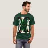 Dublin Vision Glitch St Patricks Day T-shirt (Voorkant volledig)