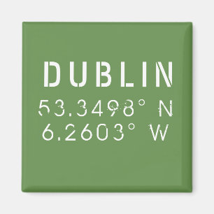 Dublinlengte Latitude Magneet