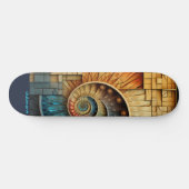 Dubman Does Design: Fibonacci Multiverse Collage Skateboard (Horizontaal)