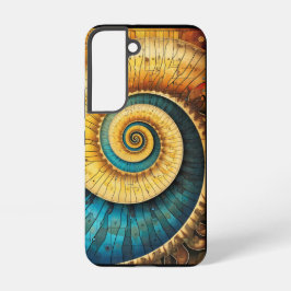 Dubman Does Design: Glowing Fibonacci Spiral Art Samsung Galaxy Hoesje