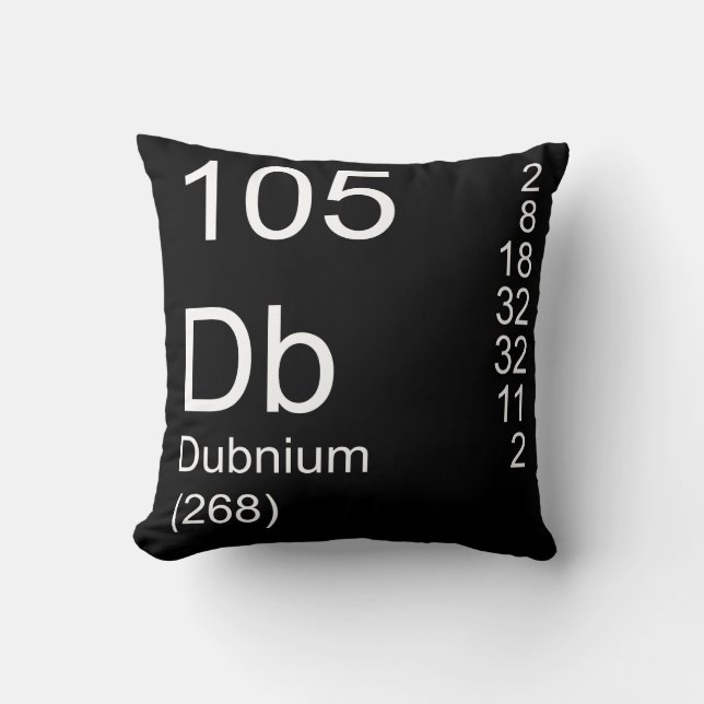 Dubnium Kussen (Voorkant)