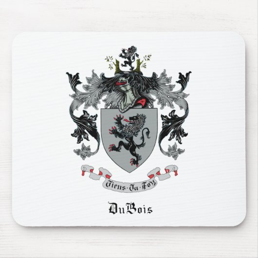 DuBois Family Crest Muismat (Voorkant)