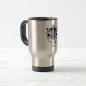 DuBois Family Crest Thermal Travel Mug (Devant gauche)