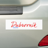 Dubrovnik Bumpersticker (Op auto)