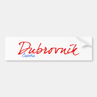 Dubrovnik Bumpersticker