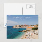 Dubrovnik - Carte postale Croatie (Devant / Derrière)