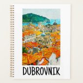 Dubrovnik Croatie Aquarelle Paint (Devant)