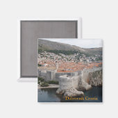 Dubrovnik Croatie Magnet (Recto/Verso)