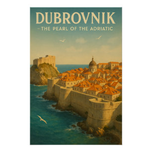 DUBROVNIK — DE PAREL VAN DE ADRIATISCHE ZEE PERFECT POSTER