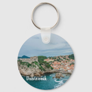 Dubrovnik haven en stadscentrum sleutelhanger