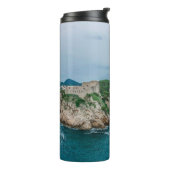 Dubrovnik haven en stadscentrum thermosbeker (Gedraaid links)