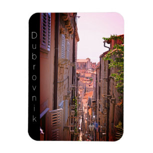 Dubrovnik in het Poster van de oude stadswalen III Magneet