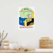 Dubrovnik, Joegoslavië, Adriatisch zee,  Poster (Keuken)