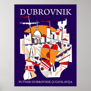 Dubrovnik, Joegoslavië Poster