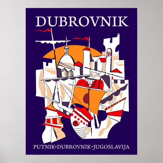 Dubrovnik, Joegoslavië Poster (Voorkant)