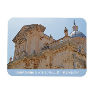 Dubrovnik kathedraal en schatkist magneet