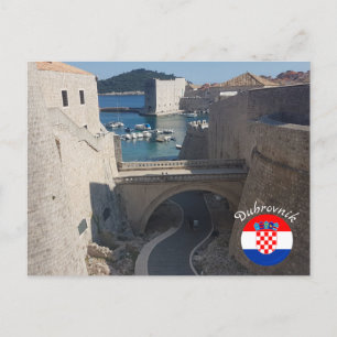 Dubrovnik Kroatië Hrvatska Adriatisch Zee Briefkaart