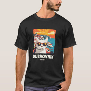 Dubrovnik Kroatië Kat Dubrovnik T-shirt