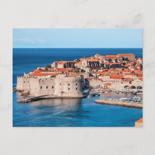 Dubrovnik Kroatië, Kings Landing Briefkaart (Voorkant)