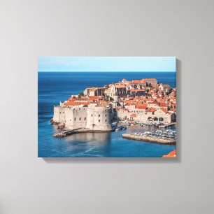Dubrovnik Kroatië koningen landing afbeelding Canvas Afdruk