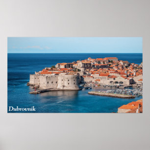 Dubrovnik Kroatië Poster