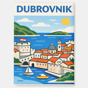 Dubrovnik Kroatië Reisansichtkaart Magneet