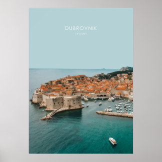 Dubrovnik, Kroatië Reisbaan Poster
