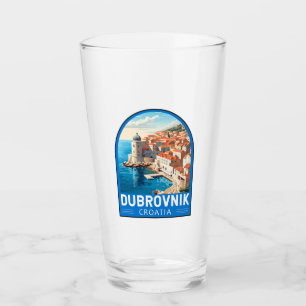 Dubrovnik Kroatië Reizen Kunst Vintage Glas