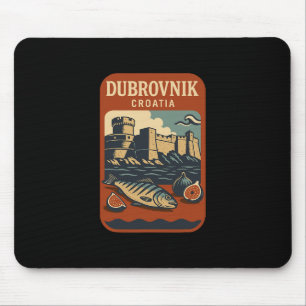 Dubrovnik Kroatië Souvenir Kroatisch eten en Reize Muismat