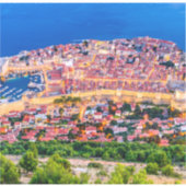 Dubrovnik Kroatië Sticker (Voorkant)