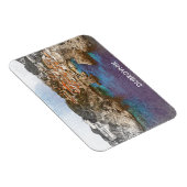 Dubrovnik Kroatië Waterverf Kust Uitzicht Magneet (Rechterzijde)