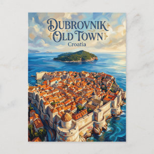 Dubrovnik Oude Stad Kroatië Briefkaart