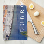 Dubrovnik panoramisch uitzicht theedoek (Quarter Fold)