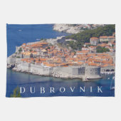 Dubrovnik panoramisch uitzicht theedoek (Horizontaal)