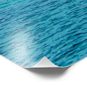 Dubrovnik strand foto afdruk (Hoek)