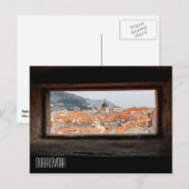 Dubrovnik uit de stadzalen briefkaart (Voorkant / Achterkant)