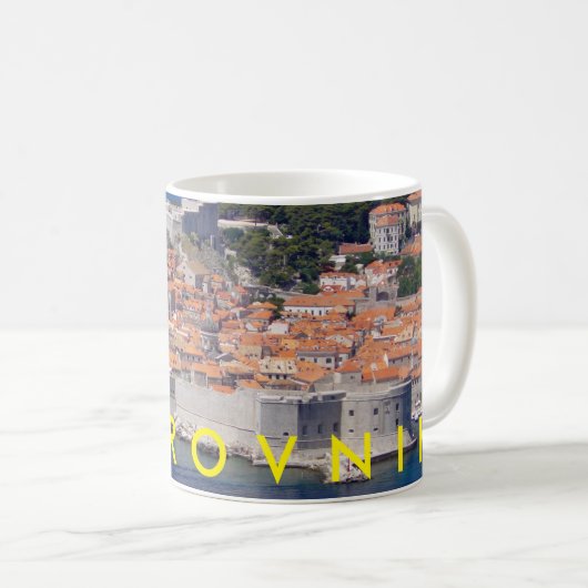 Dubrovnik vue panoramique mug (Devant droit)