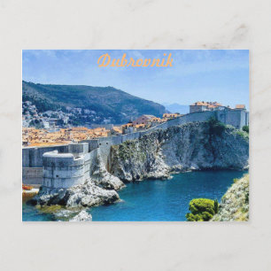 Dubrovnik's oude stad briefkaart