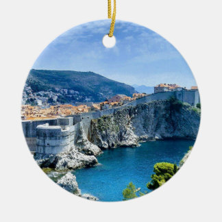 Dubrovnik's oude stad keramisch ornament