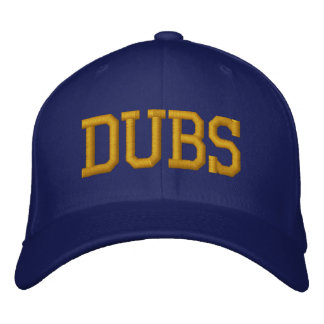 DUBS Baseball Pet - Blauw en Goud