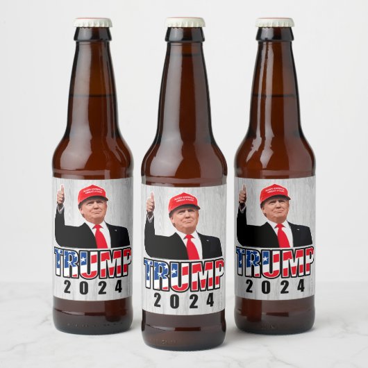 Dubs Up Donald Trump 2024 Bier Etiket (Flessen)