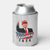 Dubs Up Donald Trump 2024 Blikjeskoeler (Blikje Voorkant)