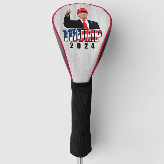 Dubs Up Donald Trump 2024 Golfheadcover (Voorkant)
