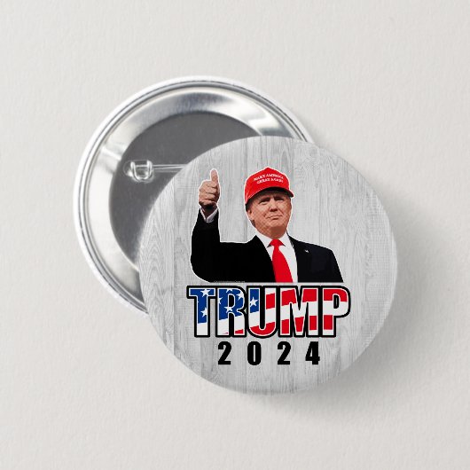 Dubs Up Donald Trump 2024 Ronde Button 5,7 Cm (Voorkant /achterkant)
