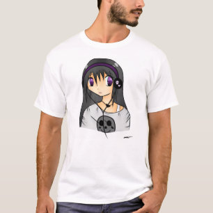 Dubstep Anime Girl T-shirt