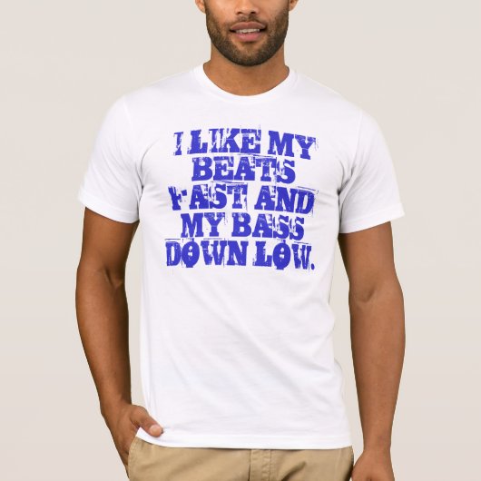 Dubstep beats bass shirt (Voorkant)